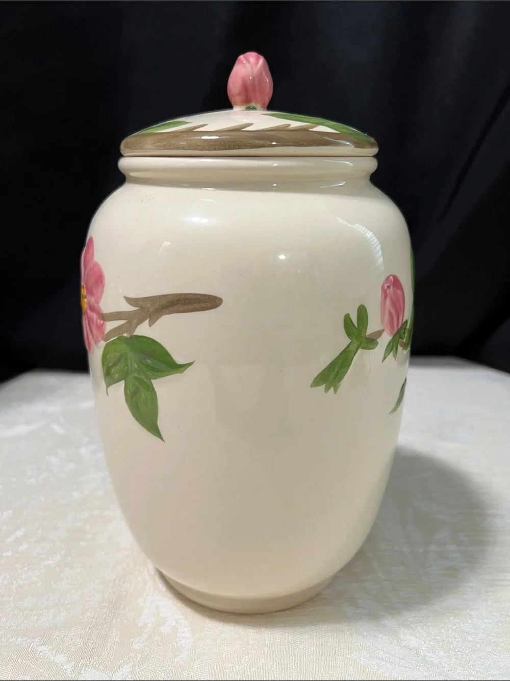 Franciscan Desert Rose Cookie Jar-England